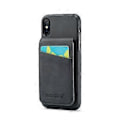 Pikkukuva 1 / 5: Crazy Horse PU -kotelo iPhone XR:lle Black