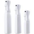 Miniatyrbild 1 av 5: 3-pack vita tomma sprayflaskor, plast, högtrycks konstant spray