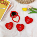 Miniatyrbild 2 av 5: 2 st Cherry Heart Shape Fällbar Spegel Kosmetisk Spegel