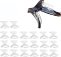 10 par anti-slip silikone sommerfugleformede næsepuder (2,8 mm)
