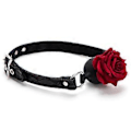 Miniatyrbillede 5 af 5: Rose Blomst Halsbånd Choker Halskæde Retro Kravebens Kæde til par