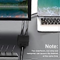 Miniatyrbilde 4 av 5: RJ45 Splitter Adapterkabel Hann til 2xHunn Kontakter LAN Ethernet Kabel Forlenger Nettverksadapter Pluggledning