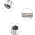 Miniatyrbilde 4 av 5: 4 stk hule skrue for silventiler vask kurv skruer rustfritt stål hul skrue 45mm vask kurv hul skrue for kurv siler for avløpsventil kjøkkenvask