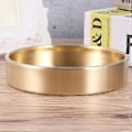 Miniatyrbillede 2 af 2: 10 cm smykkeopbevaringsbakke i nordisk stil, ren kobberbakke, dekorativ opbevaringsholder til diverse ting, bordplade, tallerken til mad og nødder