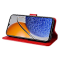 Miniatyrbillede 5 af 5: Solsikke Læder Telefon Cover Til Huawei nova Y61 Red