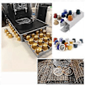 Miniatyrbild 2 av 5: 100 st Tomma Kaffekapslar av Aluminiumfolie Med Lock Kaffeutrustning Engångs Kaffepods Återfyllningsbara Kaffekapslar Grå Gray