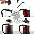 Miniatyrbillede 4 af 4: 6 Pak Fransk Kaffemaskine Udskiftningsfiltre 4\" Rustfrit Stål