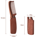 Miniatyrbilde 1 av 5: 1 Foldbar Kam Sandaltre Lommekam Automatisk Hårkam med S