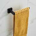 Miniatyrbilde 4 av 5: Svart toalettpapirholder i rustfritt stål for dører