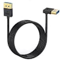 Miniatyrbild 5 av 5: 90° Vinklad DisplayPort DP1.4 Kabel Silikon Videokabel för Extrema Temperaturer 8K60Hz 4K/144Hz Hög Definition 100cm lower elbow