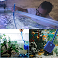 Miniatyrbillede 5 af 5: Blå-1 stk. Svampe Fisketank Rengøringsbørste 40CM Dobbeltsidet Fisk