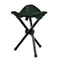 Miniatyrbild 1 av 5: Fällbar Sittpall Tripod Stol för Utomhusvandring Camping Fiske Användning Höjd 30cm Fällbar 3-bens Stol Portabel Grön Green