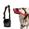 Miniatyrbillede 3 af 5: Hundemundkurv Justerbar Nylon Hundemundkurv, Justerbar Åndbar Mundkurv