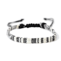 Pikkukuva 4 / 5: (Noir & Blanc)2x Bracelet surfeur set hommes et femmes - boho hi