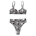 Miniatyrbillede 5 af 5: Bikinisæt med stropper, højtaljet brasiliansk badetøj, strandrejse, badedragt, tankini (Serpentine XL) Serpentine XL