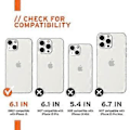 Miniatyrbild 2 av 5: För Kompatibel med Apple iPhone 13 [Mjuk silikon, texturerad design, kompatibel med trådlös laddning, 2,4 m fallskydd] svart