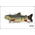 Miniatyrbillede 1 af 5: Luretron Elektrisk Fisk, Luretron Fisk Micro Leddelt Swimbaits 450