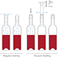 Miniatyrbillede 3 af 5: Wine Saver Concerto - Sort | 1 x Vakuumpumpe + 4 x Vakuumvin