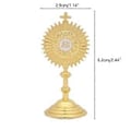 Miniatyrbillede 3 af 5: Metal HolySunshine Korsfigur Zinklegering Kristent Katolsk Kunst Statue til Hjem Soveværelse Stue Bilindretning Guld Gold