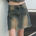 Miniatyrbilde 3 av 5: Jeans skjørt for kvinner m