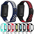Miniatyrbild 2 av 5: Klockarmband för Amazfit Band 7 Smarta Tillbehör Silikon Justerbart Ersättningsarmband A02