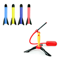 Miniatyrbillede 2 af 5: Plastikraket Kit Pedal Tryk Type med Raket Launcher og F