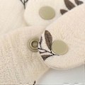 Miniatyrbild 5 av 5: Babyhaklappar i bomull för pojkar och flickor, absorberande amningslappar för spädbarn, andningsbar haklapp med justerbar tryckknapp 24A5 24A5