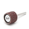 Miniatyrbillede 4 af 5: 10 stk. 12,5 mm korn 80# slibebånd + 3,17 mm dorn roterende værktøj negleborebits brun