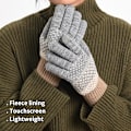 Miniatyrbild 5 av 5: Termiska handskar för kvinnor Vinter Touch Screen Handskar Elastiska Varma Kni