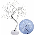 Miniatyrbillede 4 af 5: LED-trælys, 108 LED Bonsai-træ bordlampe justerbar kobber W