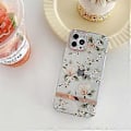 Miniatyrbillede 2 af 5: Blomstermønsteretui designet til iPhone 13 Pro 6,1 tommer, klart design til kvinder piger, beskyttende hårdt cover stødsikkert slankt blomstertelefonetui (T