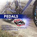 Pikkukuva 5 / 5: 1 Pari Pyörän Poljinta MTB Flat Poljinta CNC Alumiini Runko Alusta Dia