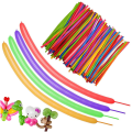 Miniatyrbilde 1 av 5: 100 stk. lang stripe magisk ballong lateks ballong bryllupsrom dekorasjon