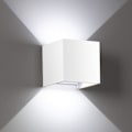 Miniatyrbild 1 av 5: Vit - 1-pack inomhus/utomhus vägglampa 10W justerbar strålvinkel