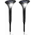 Miniatyrbilde 1 av 5: Solcellelampe for utendørs bruk med bevegelsessensor, vanntett IP65, solcellebelysning for utendørs bruk, trådløs, justerbar, sikkerhetslampe,