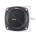 Miniatyrbillede 1 af 5: Basradiator Højttaler Membran Hjælpe Forstærk Bas Vibration Membran Passiv Radiator til Woofer Højttaler DIY 3 inches square