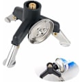 Miniatyrbilde 1 av 5: Utendørs Trekantbrenneromformer, Gassbeholderadapter, Campingkomfyr