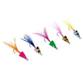 Miniatyrbilde 2 av 5: Kunstig Bucktail Jigs Blyhode Isfiske Lokkemiddel Jig Hode Agn Krok 5g()