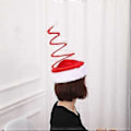Miniatyrbillede 4 af 4: 2 stk. Jule Spring Hat Festival Party Sjove Hatte Ornamenter