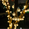 Miniatyrbillede 1 af 4: Julelys 12M 100LED Solcellelyskæde Lille Garlan