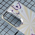 Pikkukuva 5 / 5: Samsung Galaxy S25+ Kuori Laser TPU+PC Puhelinkuori Galvanointi Perhoskuvio - AB3 AB3