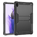 Miniatyrbillede 2 af 4: Silikone + PC Cover til Galaxy Tab S7 FE (Rød + Sort) Black