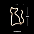 Miniatyrbild 4 av 5: LED Neon Kattljusskyltar Varm Vit Katt Neonljus Vägglampa Säng