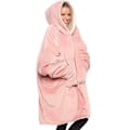 Miniatyrbillede 1 af 4: Oversized Microfiber Sherpa Bærbar Blanket, Set På Shark Tank, One Size Passer Alle.