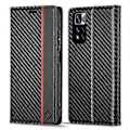 Miniatyrbillede 1 af 4: Carbon Fiber PU-etui til Xiaomi Redmi Note 11 Pro China