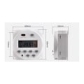 Miniatyrbilde 5 av 5: Digital elektronisk LCD-tidsrelé Timer Switch Programmerbar