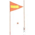 Miniatyrbillede 1 af 3: 1 Sæt Cykelsikkerhedsflag Høj Synlighed Cykelsikkerhedsflag med Stang til Cykling