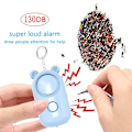 Miniatyrbild 3 av 5: Säker ljudpersonlig larm, 1 pack 130 dB hög siren sång nödsituation