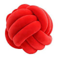 Miniatyrbilde 1 av 4: Knutepute Hjem Dekorativ Pute, Moderne Hjem Sofa Dekor Pynteputer red