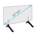 Pikkukuva 3 / 5: 2 kpl Universaali TV-telineen jalustakiinnike 32-65 tuuman Samsung Vizio -televisioille